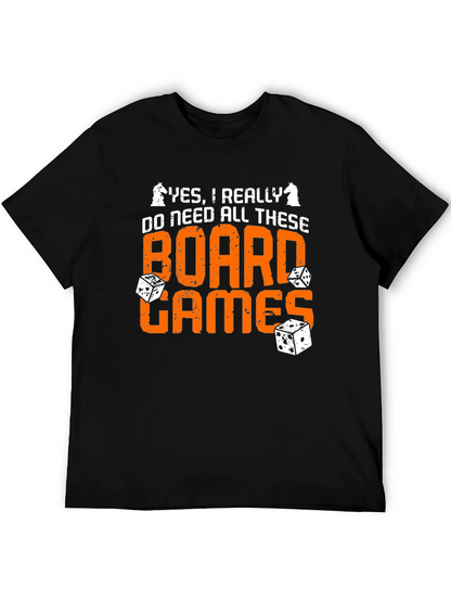 Board Games Graphic Tee - Chess & Dice Design
