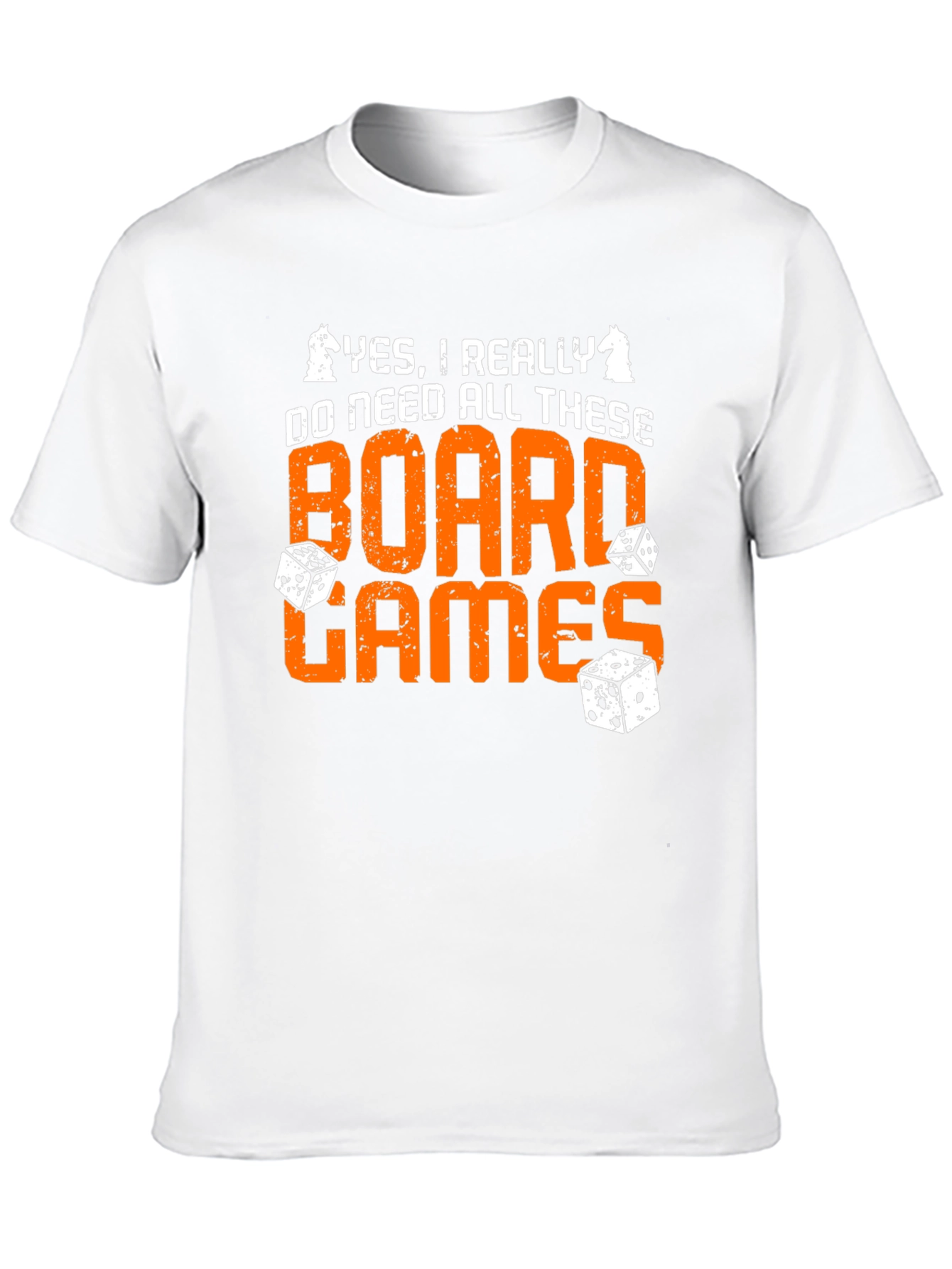 Board Games Graphic Tee - Chess & Dice Design