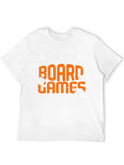 Board Games Graphic Tee - Chess & Dice Design