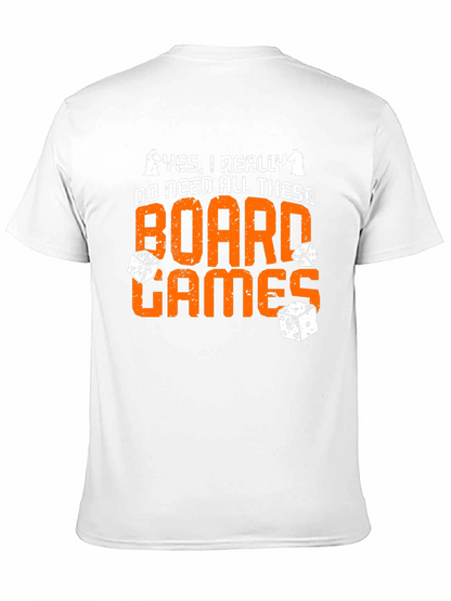 Board Games Graphic Tee - Chess & Dice Design