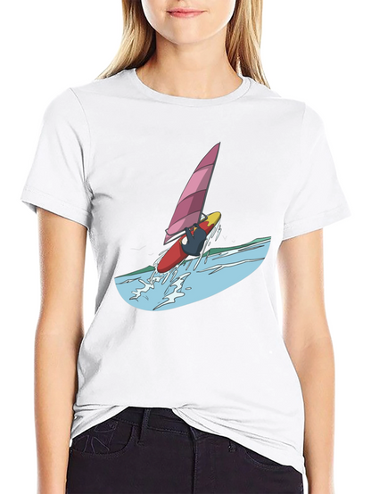 Windsurfer Graphic Tee - Black