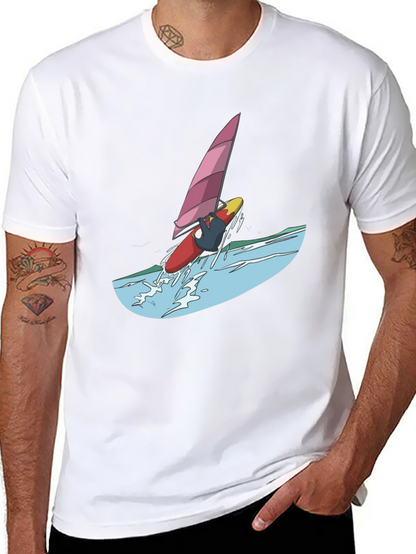 Windsurfer Graphic Tee - Black