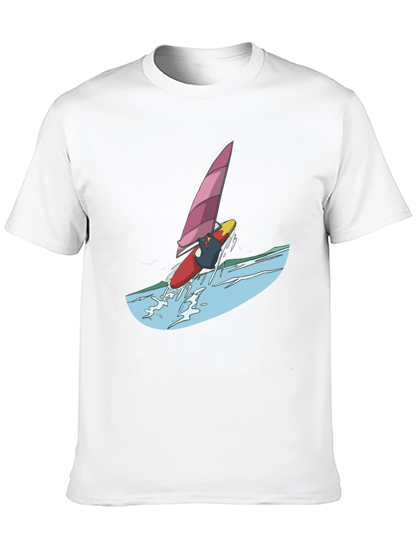 Windsurfer Graphic Tee - Black