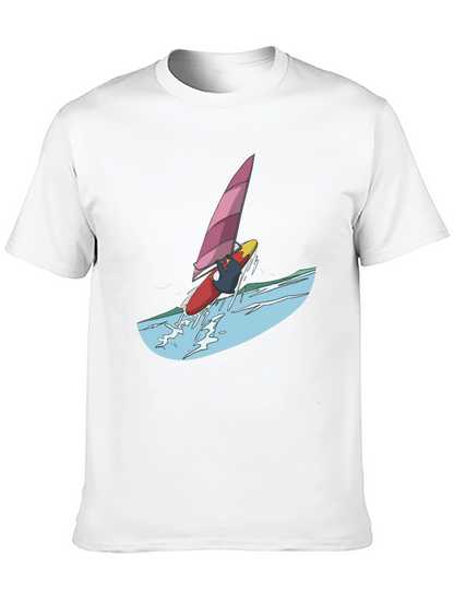 Windsurfer Graphic Tee - Black
