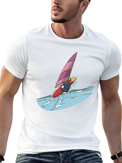 Windsurfer Graphic Tee - Black