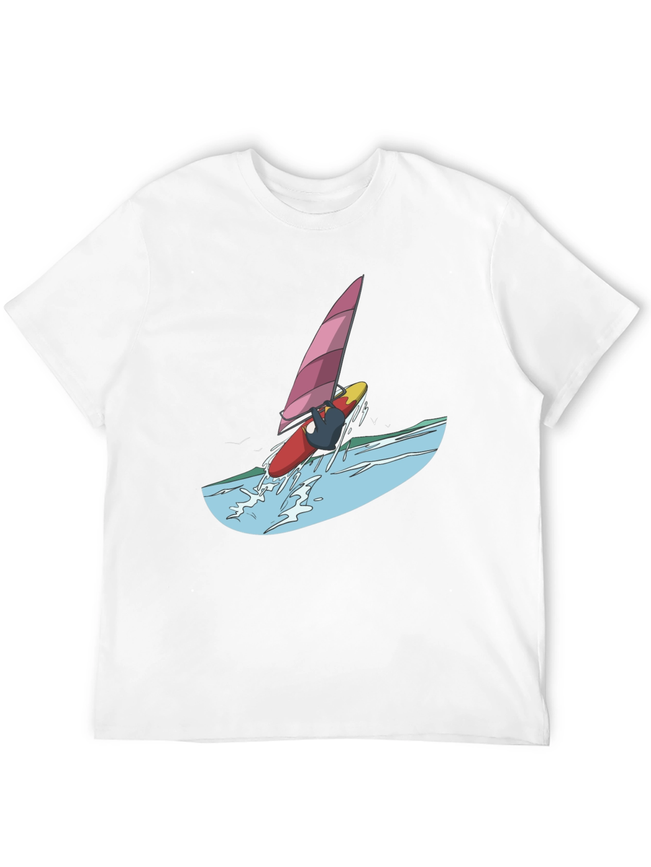 Windsurfer Graphic Tee - Black