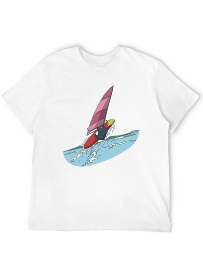Windsurfer Graphic Tee - Black