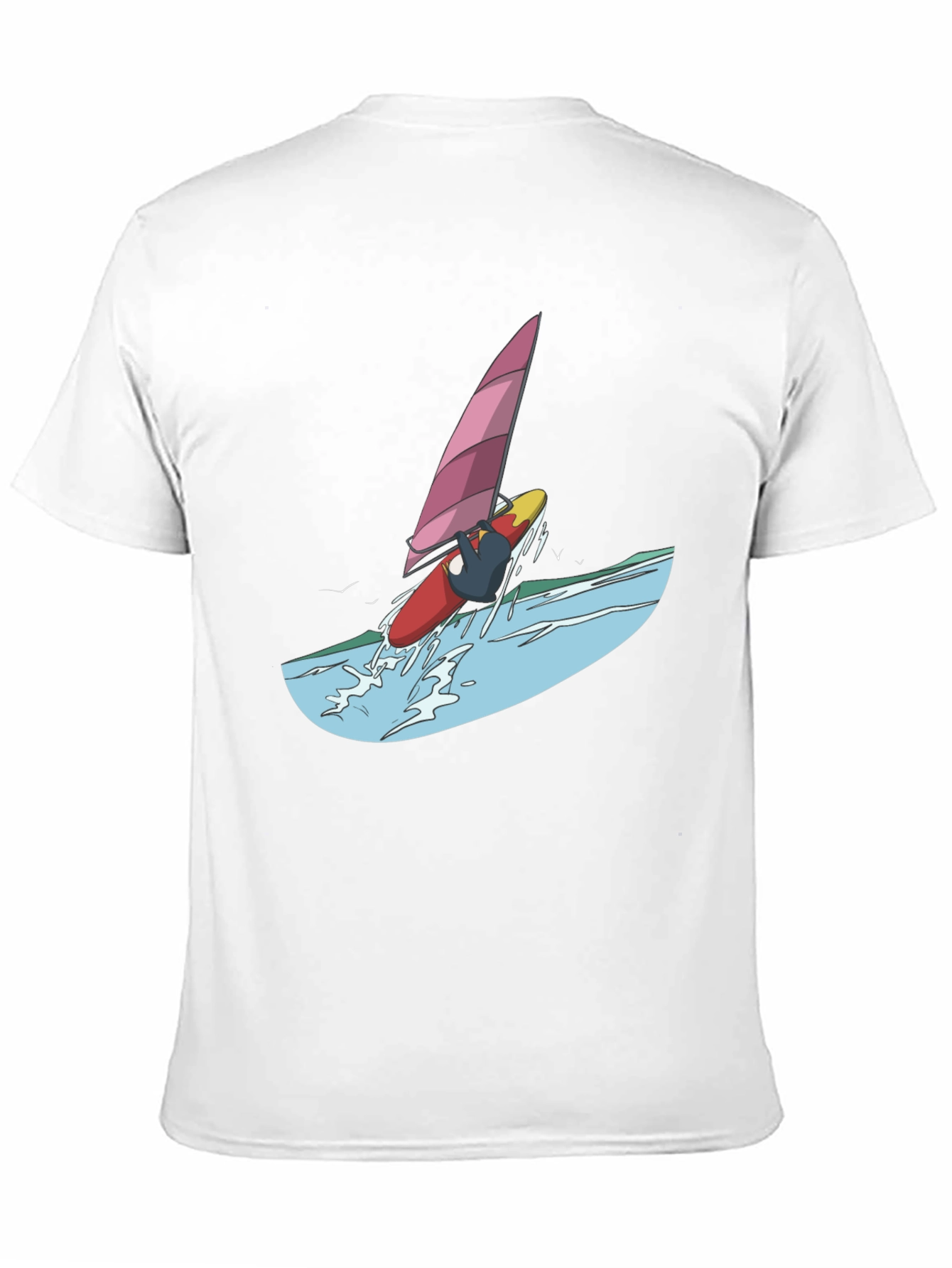 Windsurfer Graphic Tee - Black