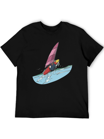 Windsurfer Graphic Tee - Black