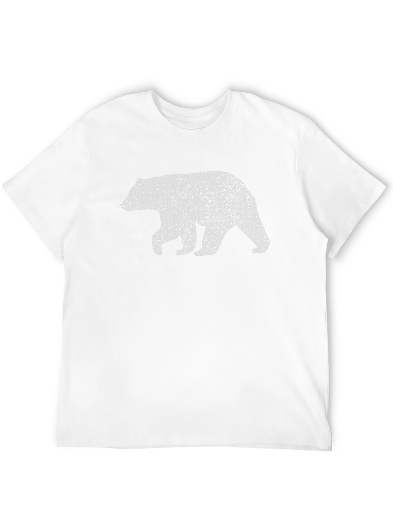 Bear Graphic Print Crew Neck T-Shirt