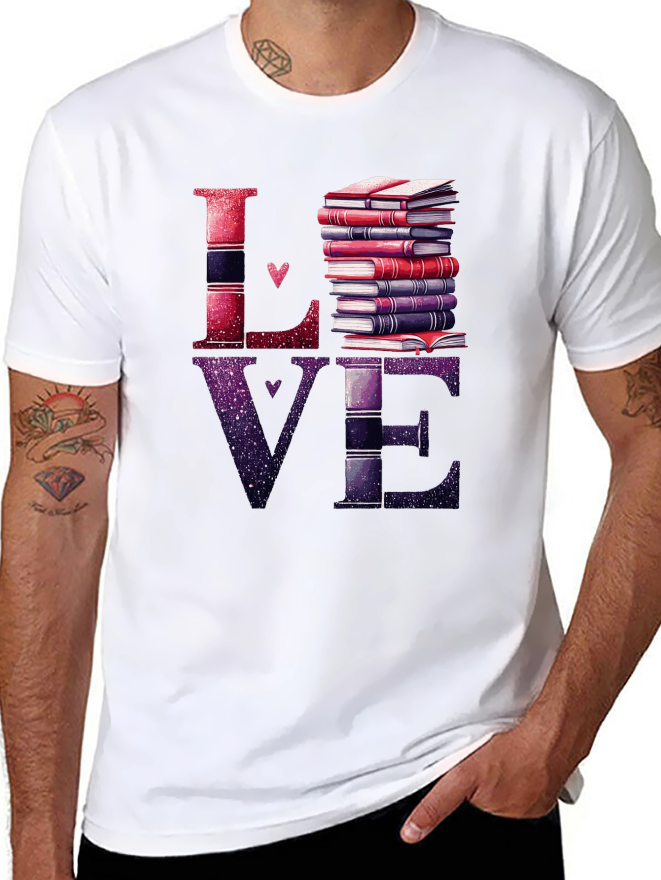 Love Books Graphic T-Shirt - Readers Delight