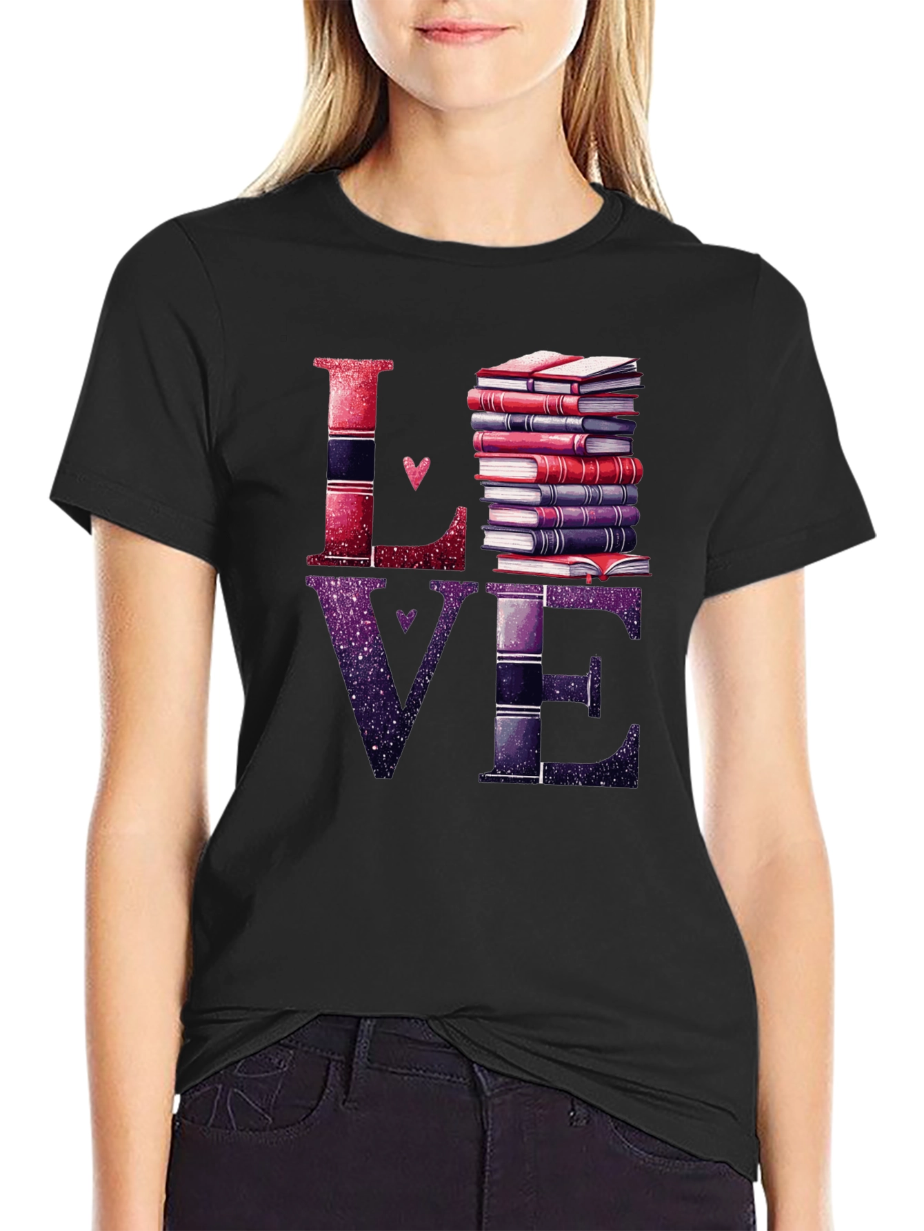 Love Books Graphic T-Shirt - Readers Delight