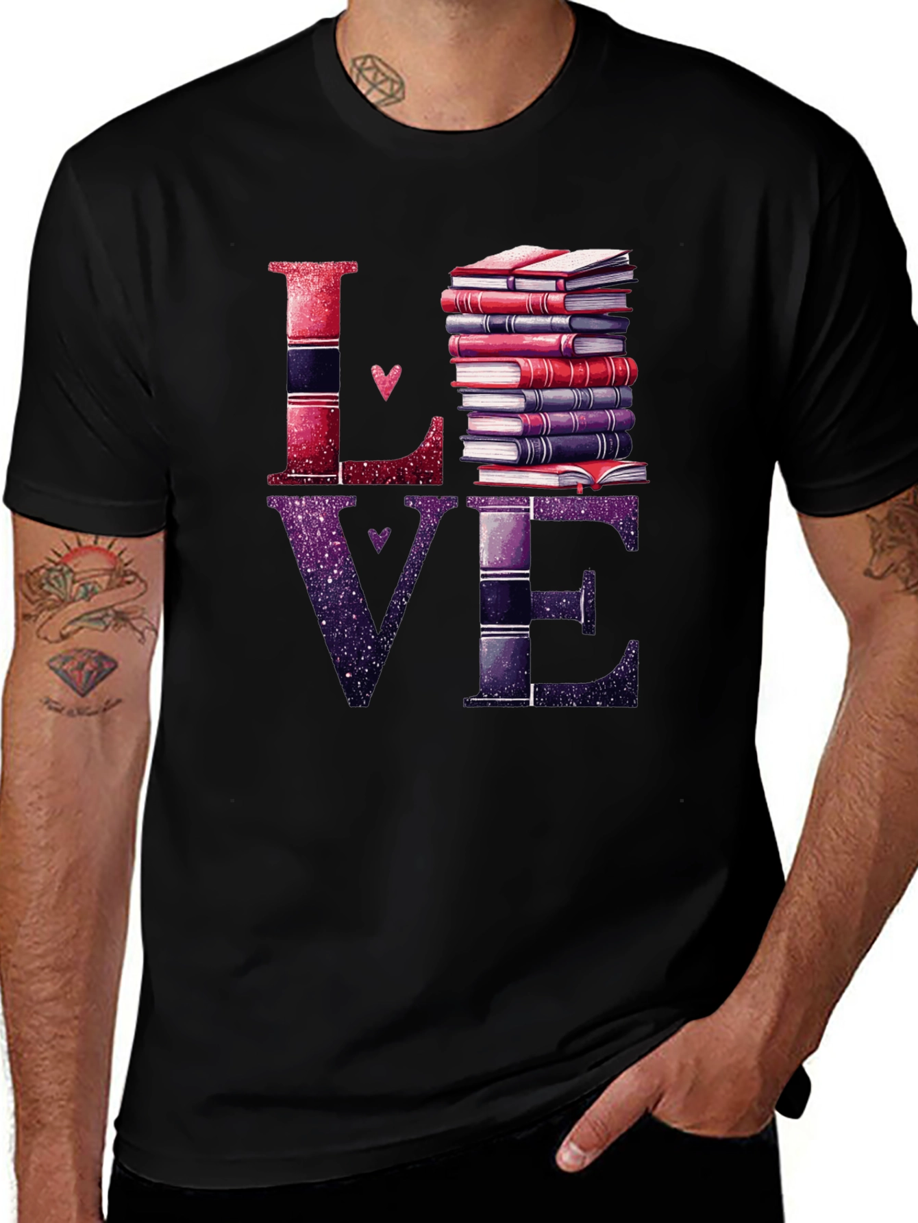 Love Books Graphic T-Shirt - Readers Delight