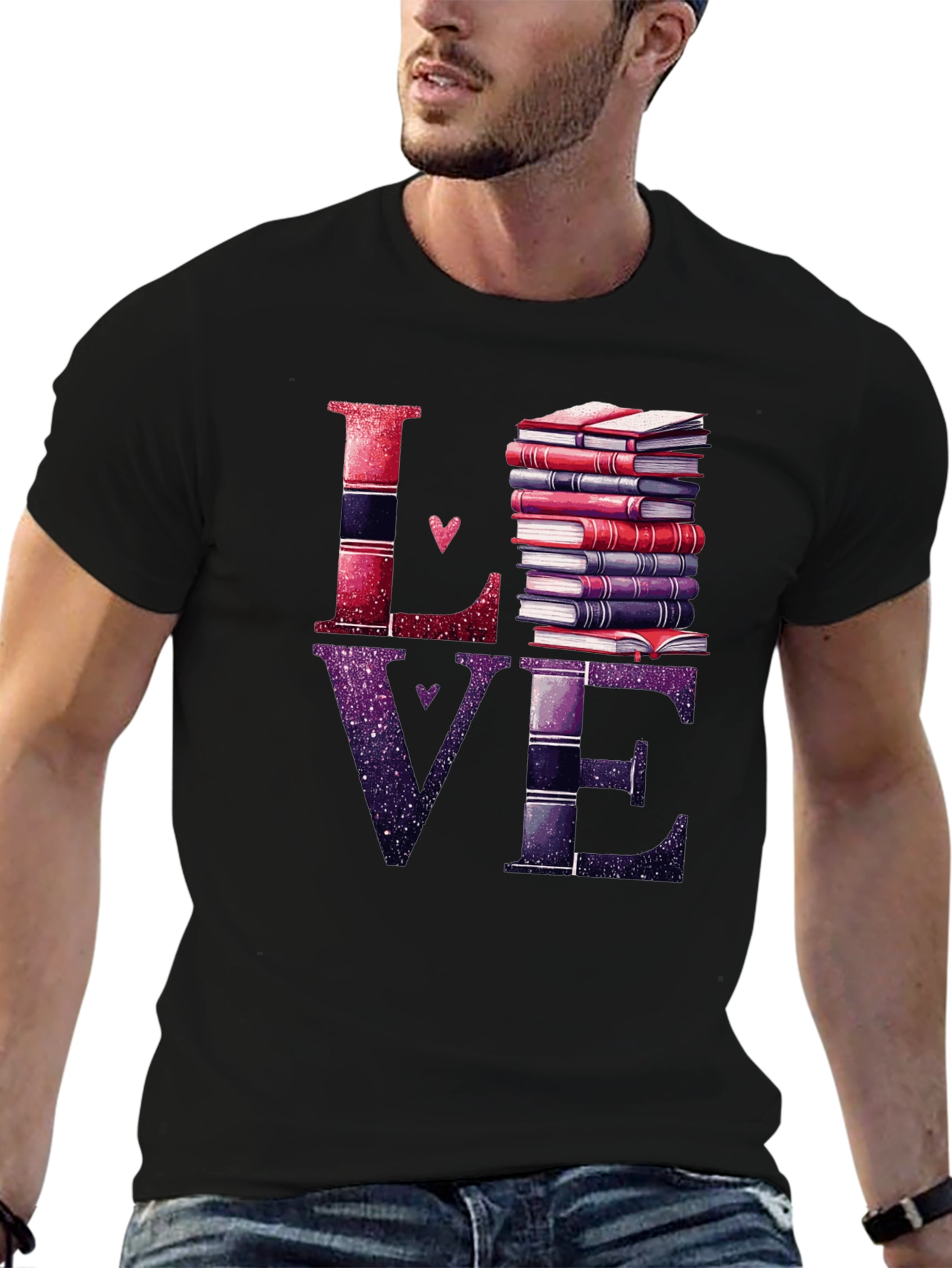 Love Books Graphic T-Shirt - Readers Delight