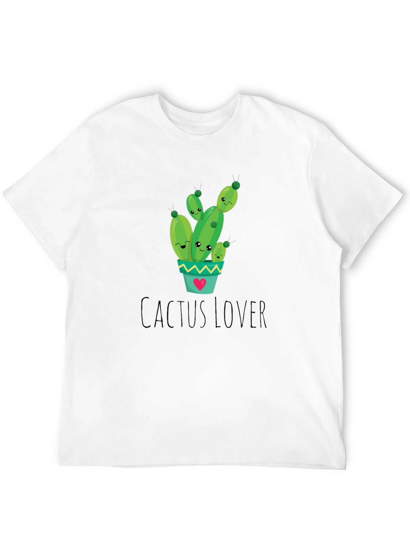 Cactus Lover Graphic Tee - Cute Plant Shirt