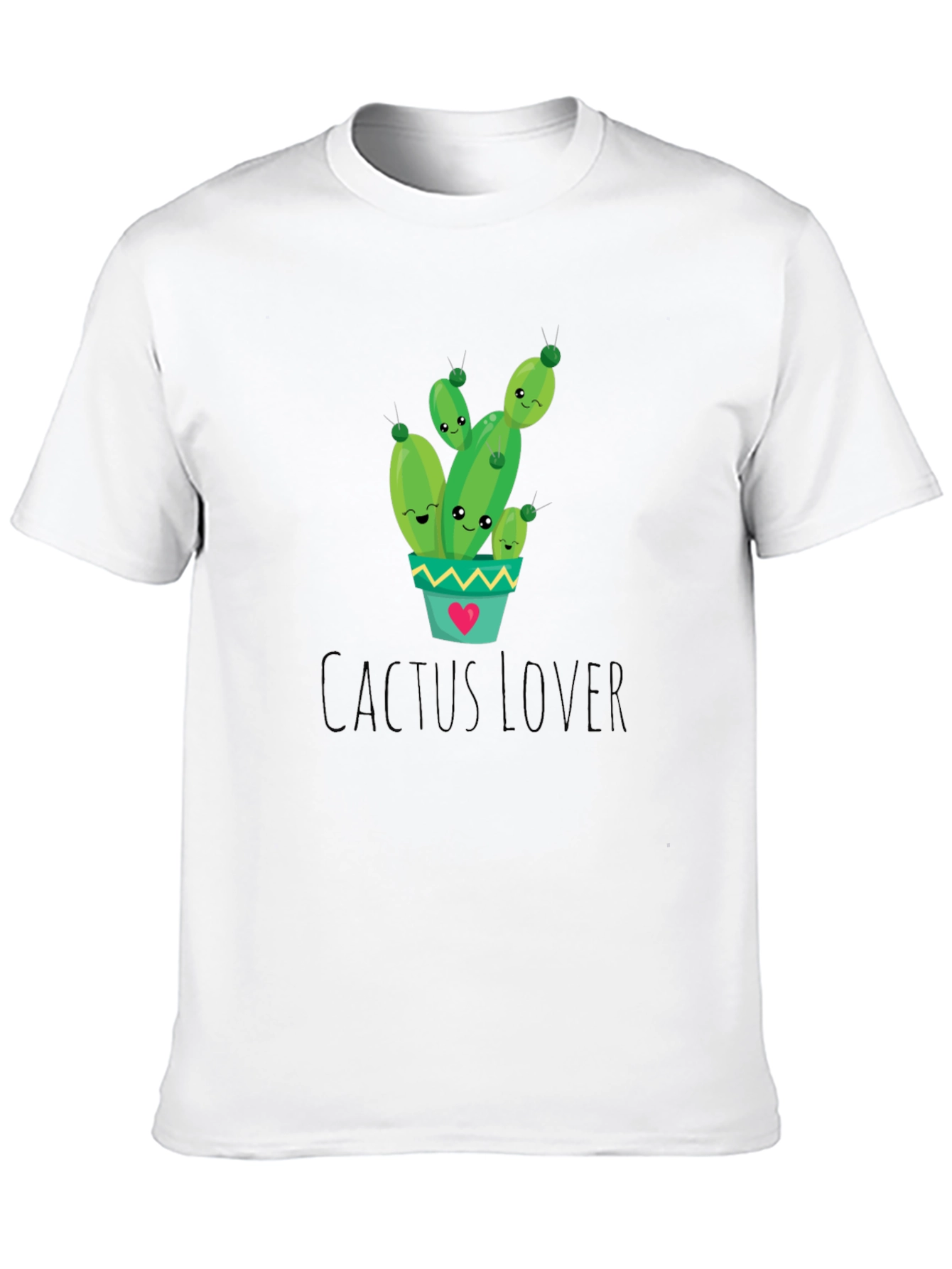 Cactus Lover Graphic Tee - Cute Plant Shirt