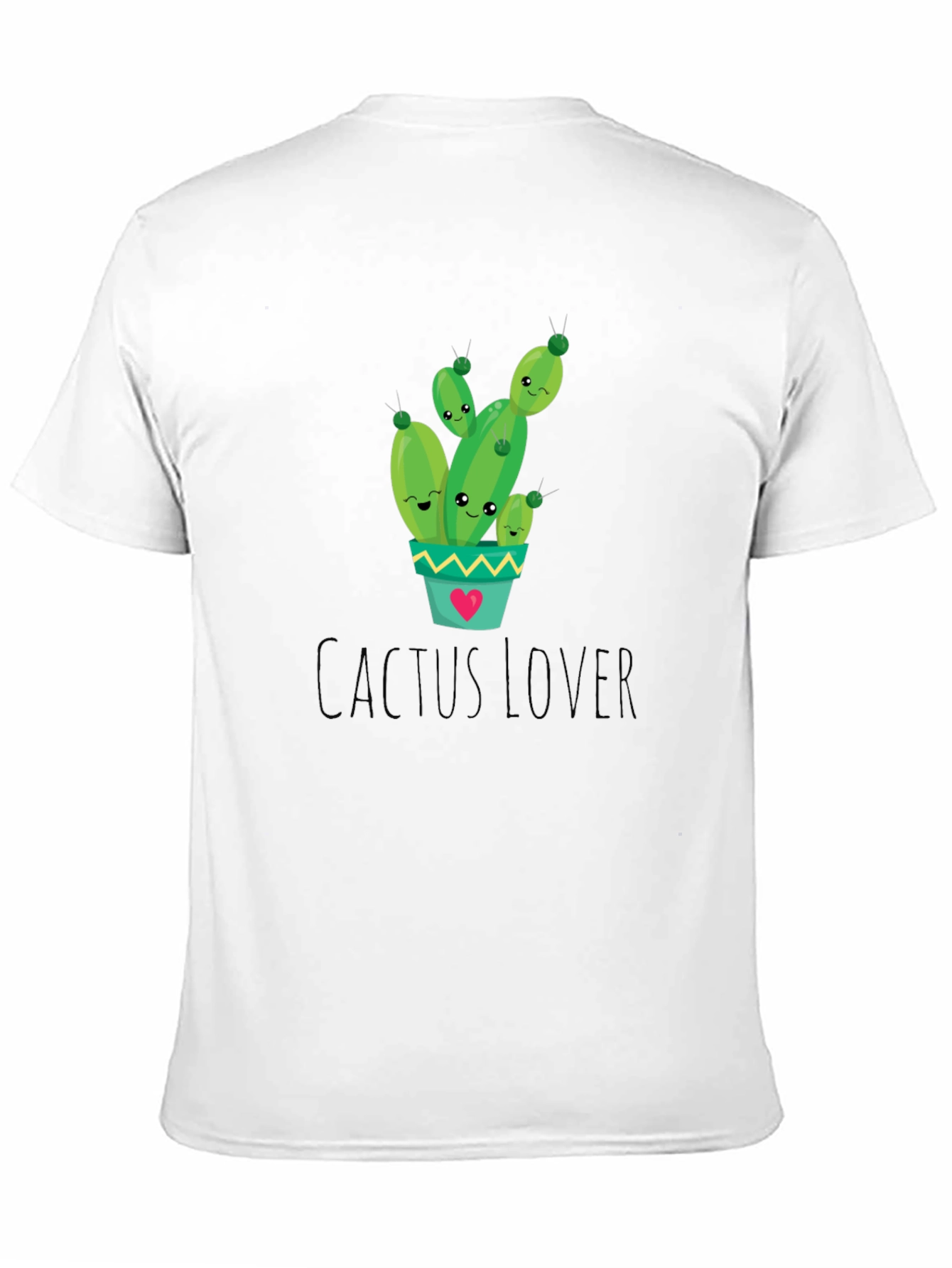 Cactus Lover Graphic Tee - Cute Plant Shirt