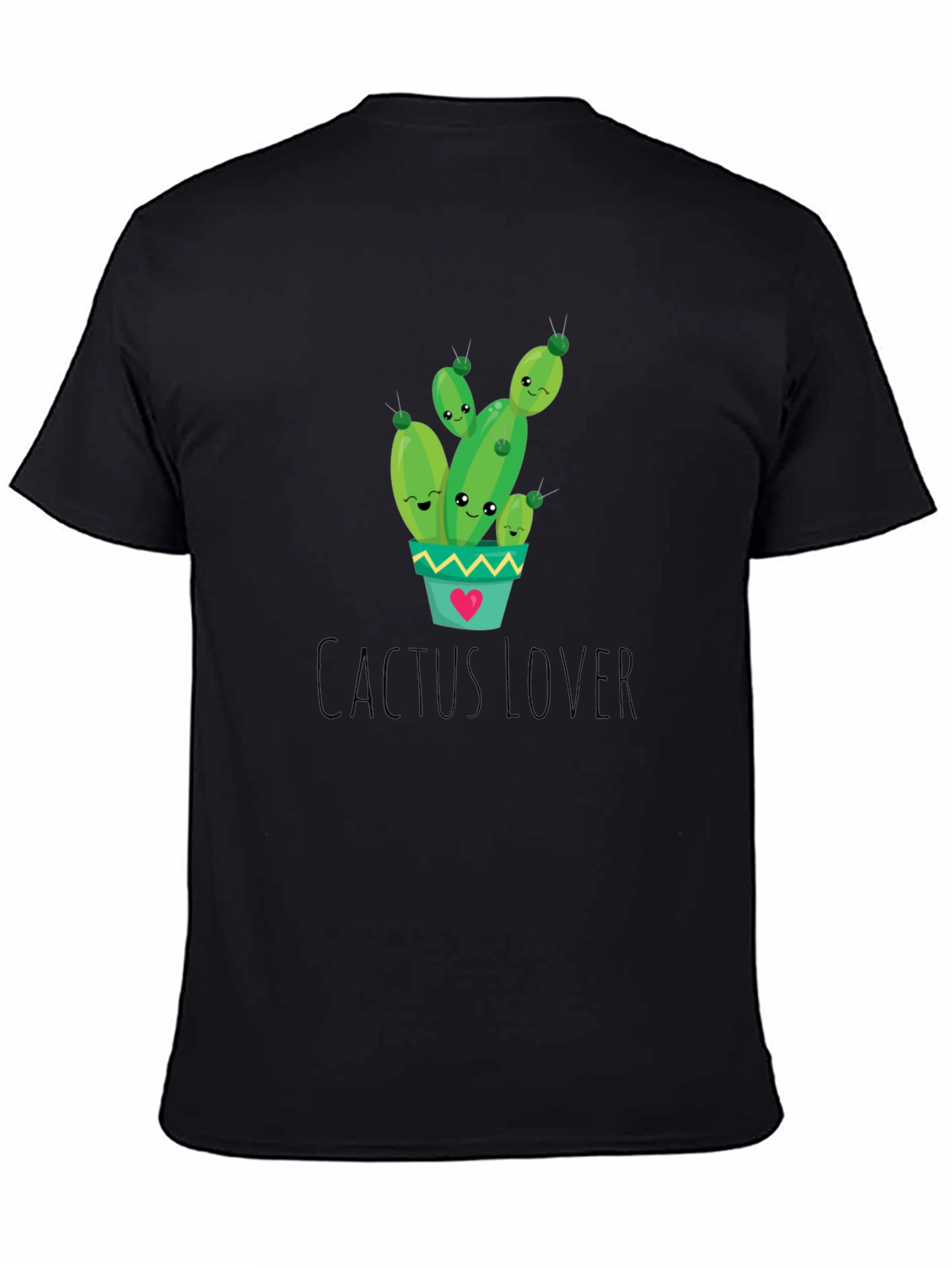 Cactus Lover Graphic Tee - Cute Plant Shirt