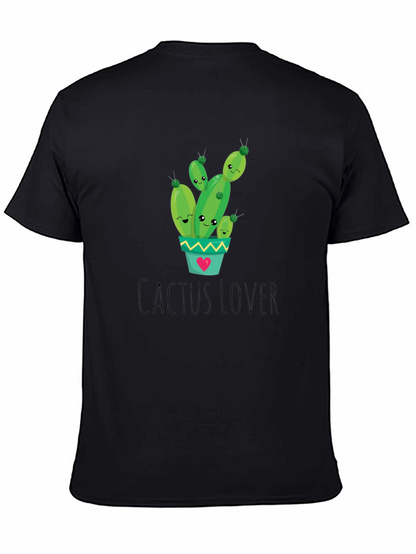Cactus Lover Graphic Tee - Cute Plant Shirt