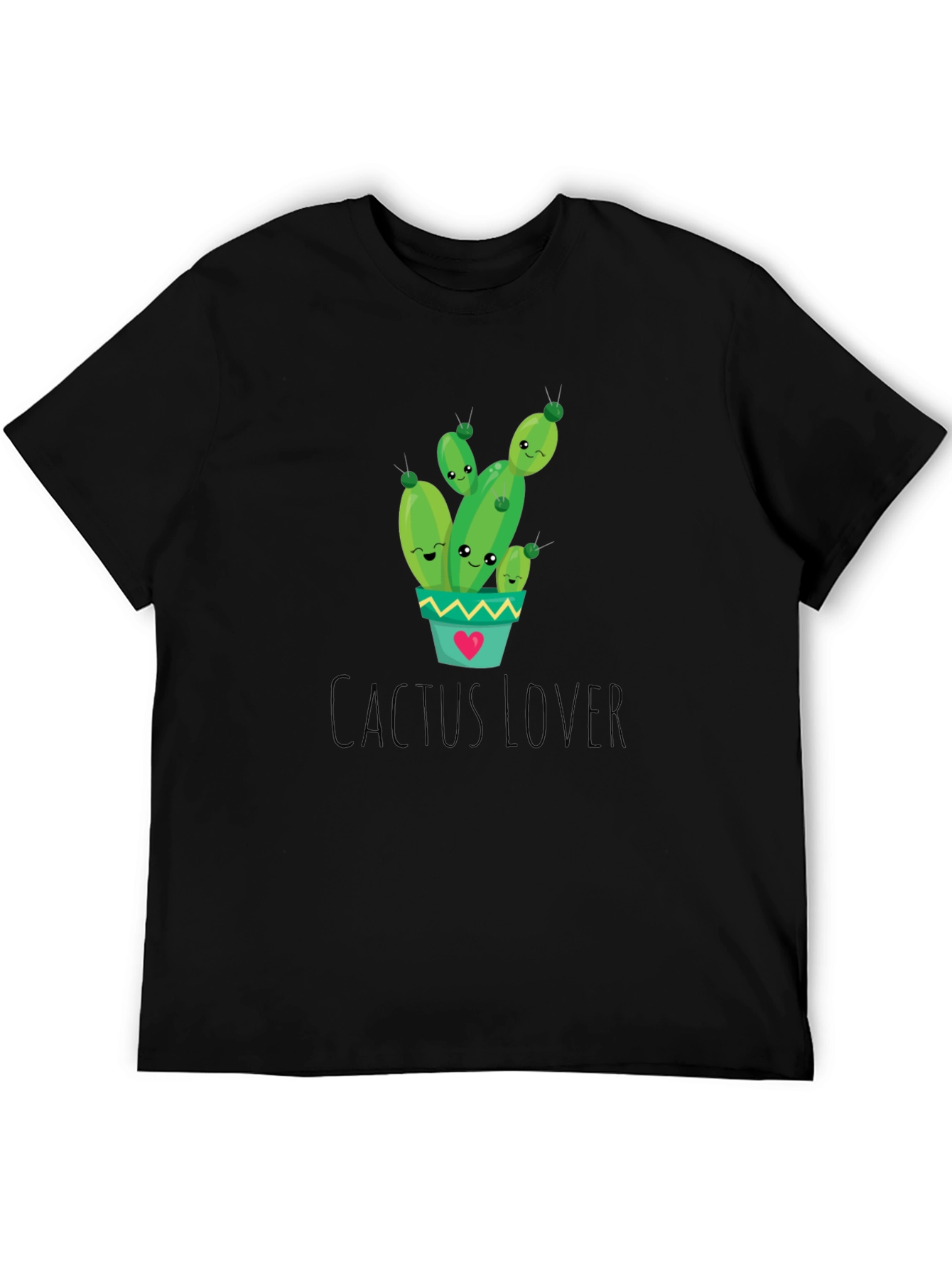 Cactus Lover Graphic Tee - Cute Plant Shirt