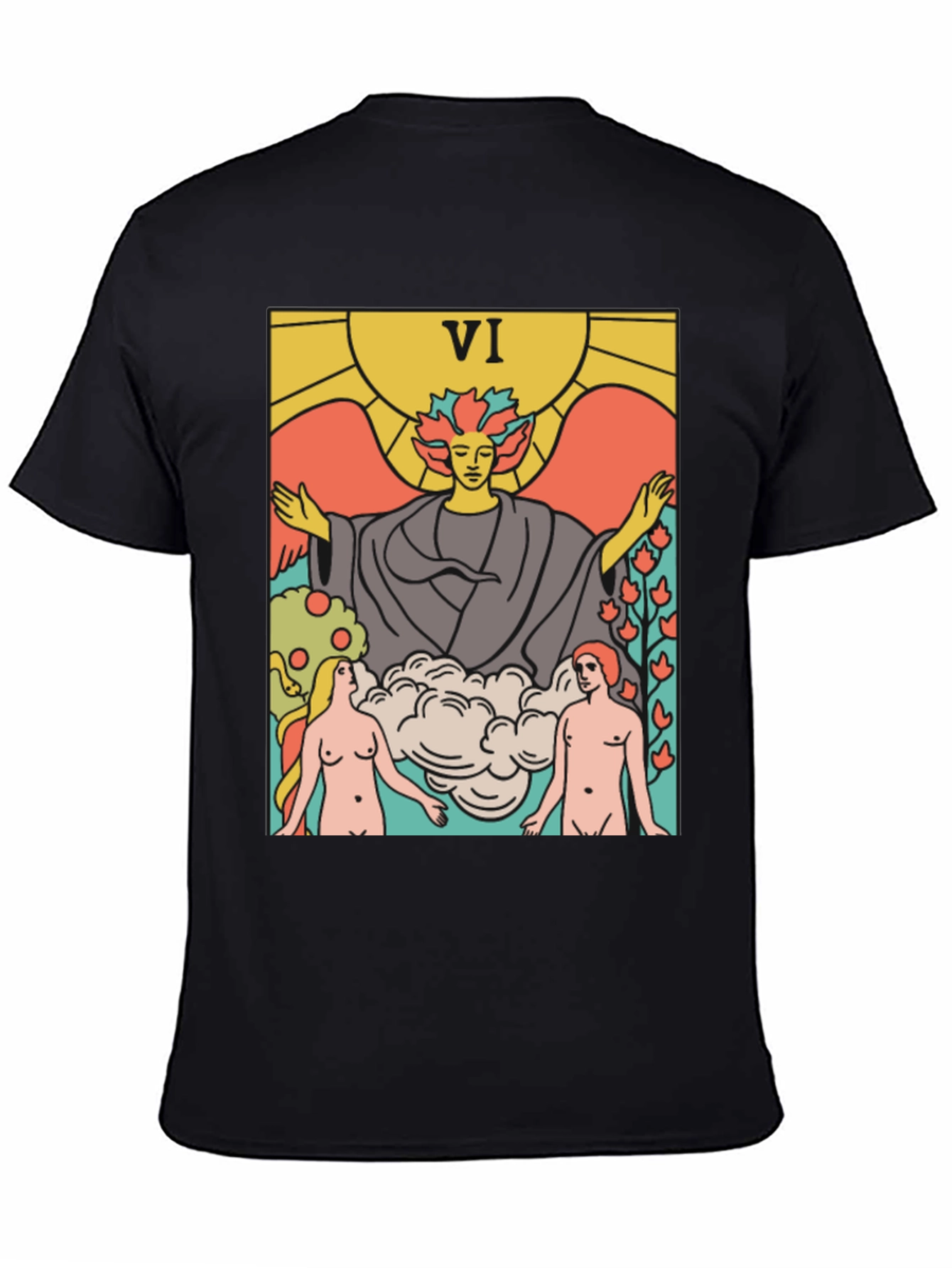 Tarot Card VI T-Shirt - Divine Union Graphic Tee