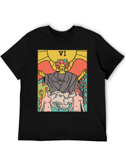 Tarot Card VI T-Shirt - Divine Union Graphic Tee