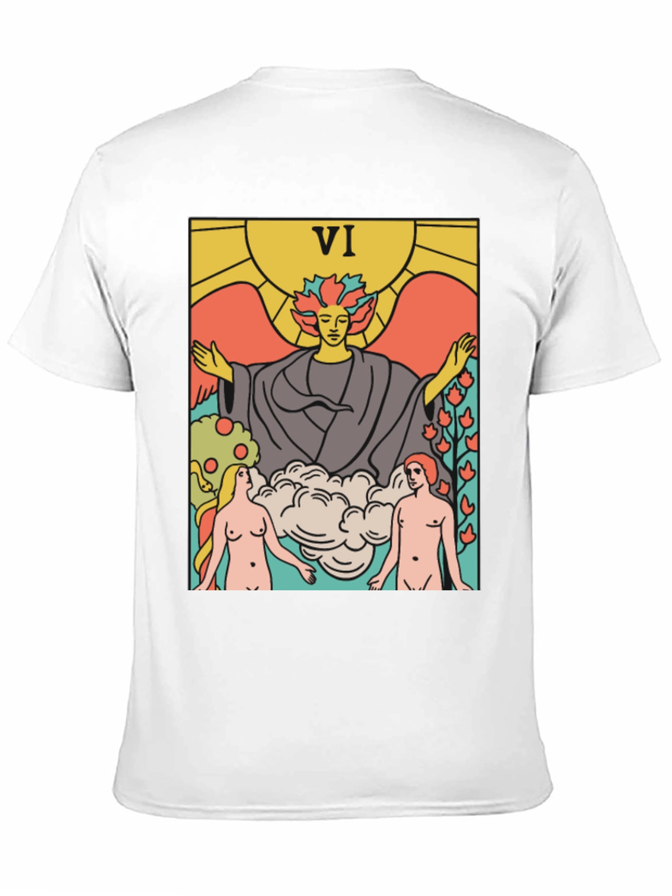 Tarot Card VI T-Shirt - Divine Union Graphic Tee