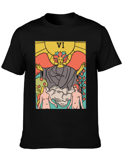 Tarot Card VI T-Shirt - Divine Union Graphic Tee