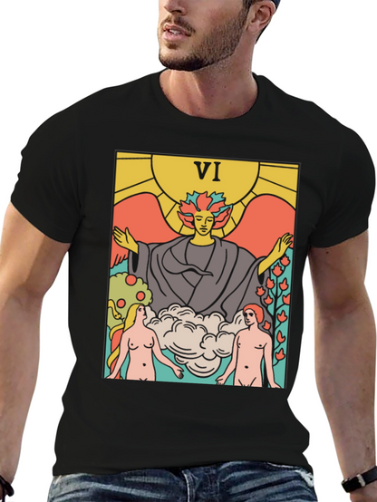 Tarot Card VI T-Shirt - Divine Union Graphic Tee