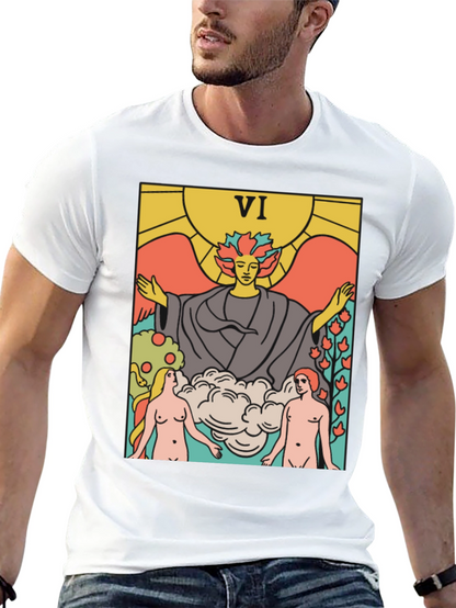 Tarot Card VI T-Shirt - Divine Union Graphic Tee