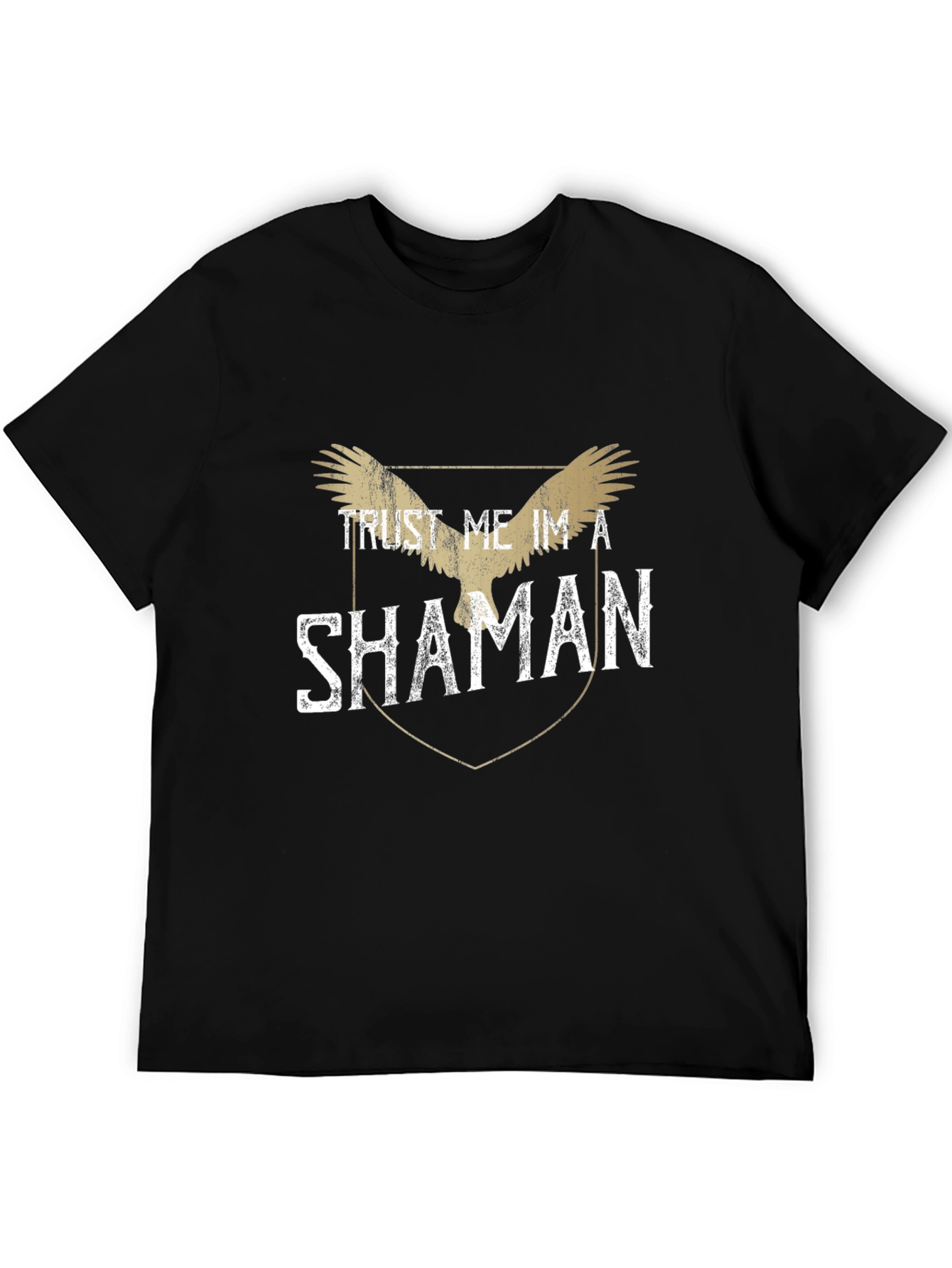 Trust Me Im a Shaman Black T-Shirt