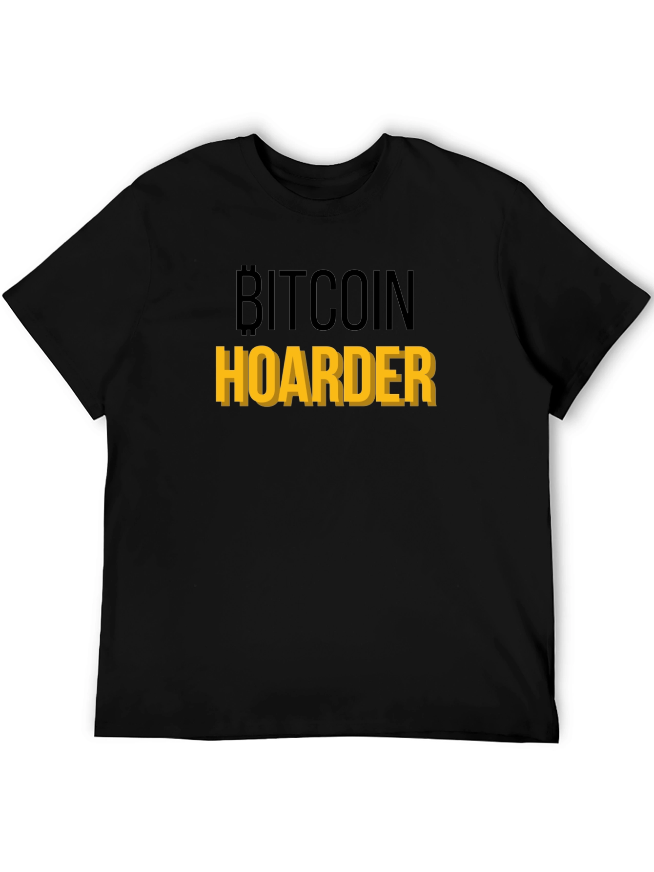 Bitcoin Hoarder Graphic Tee - Crypto Enthusiast Shirt