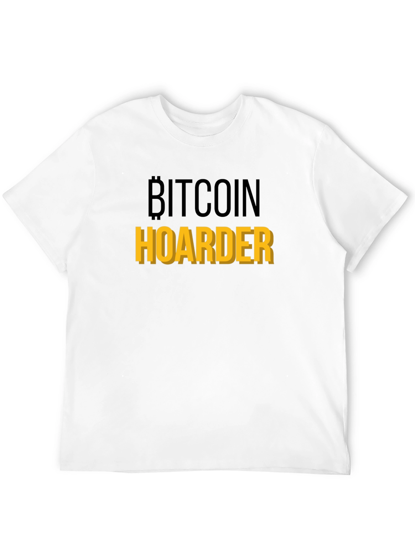 Bitcoin Hoarder Graphic Tee - Crypto Enthusiast Shirt