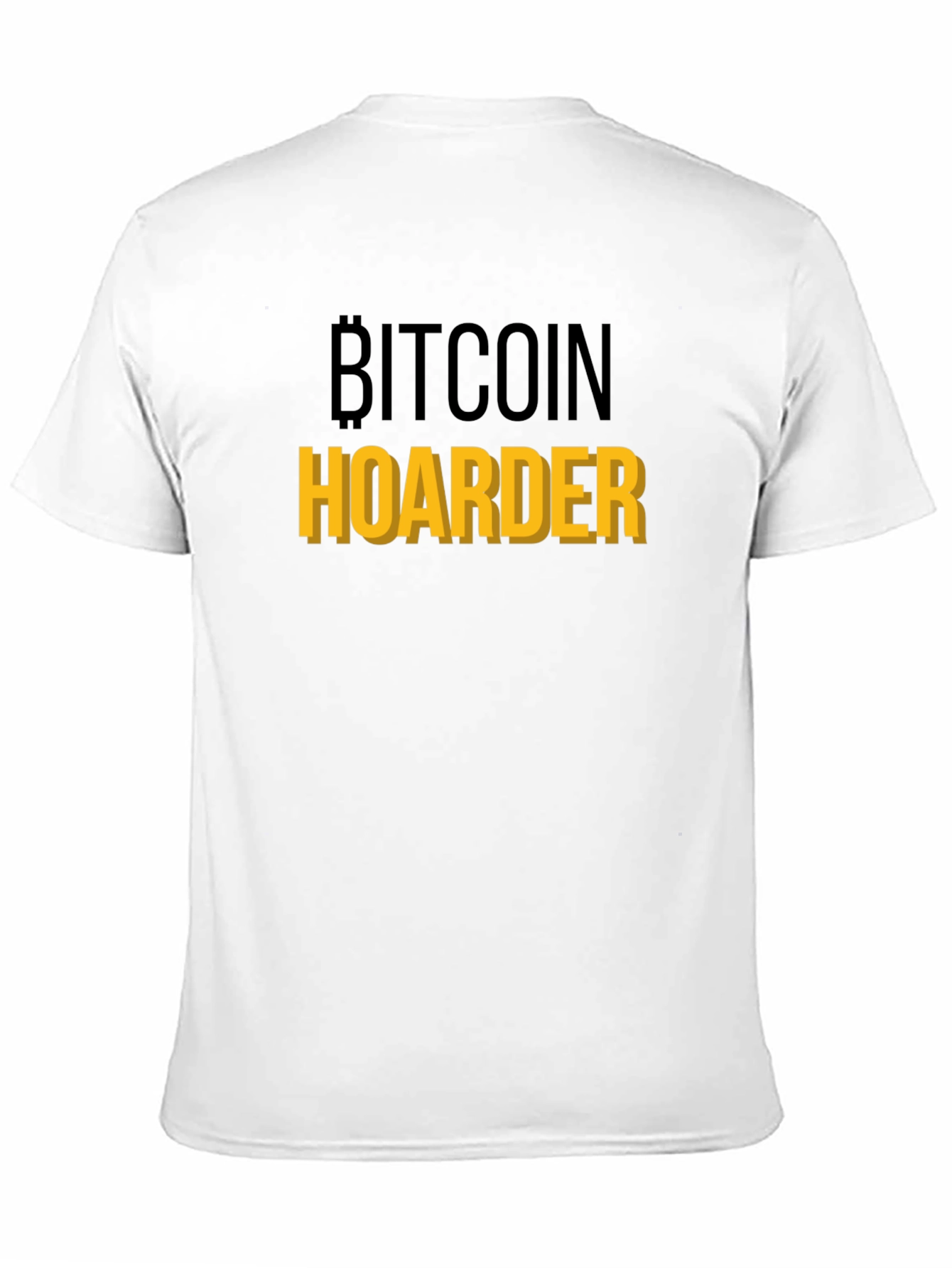 Bitcoin Hoarder Graphic Tee - Crypto Enthusiast Shirt