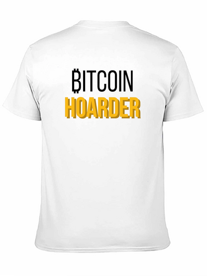 Bitcoin Hoarder Graphic Tee - Crypto Enthusiast Shirt