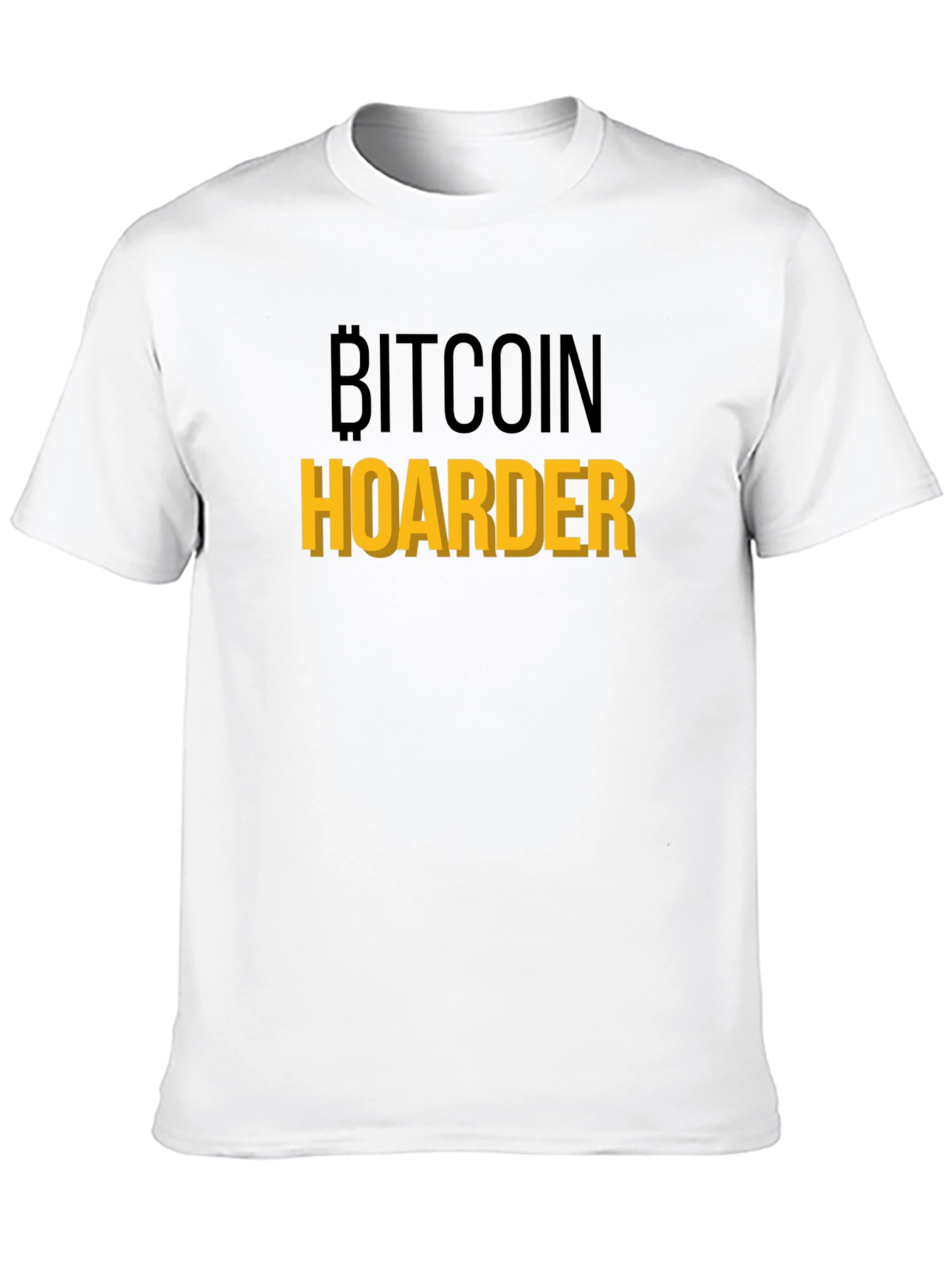 Bitcoin Hoarder Graphic Tee - Crypto Enthusiast Shirt