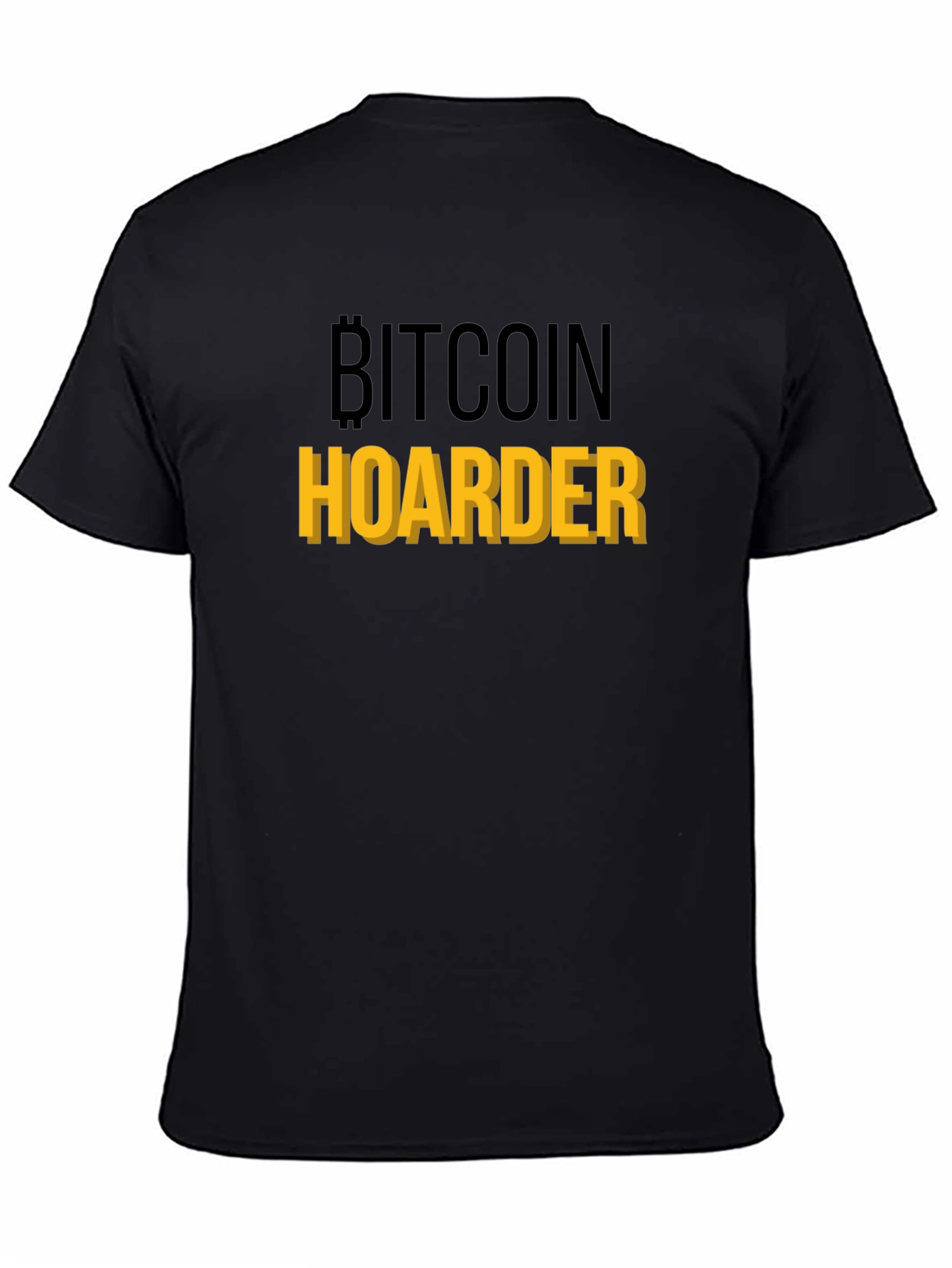 Bitcoin Hoarder Graphic Tee - Crypto Enthusiast Shirt