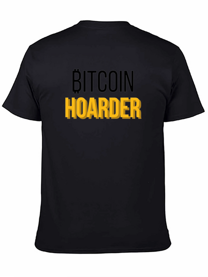 Bitcoin Hoarder Graphic Tee - Crypto Enthusiast Shirt
