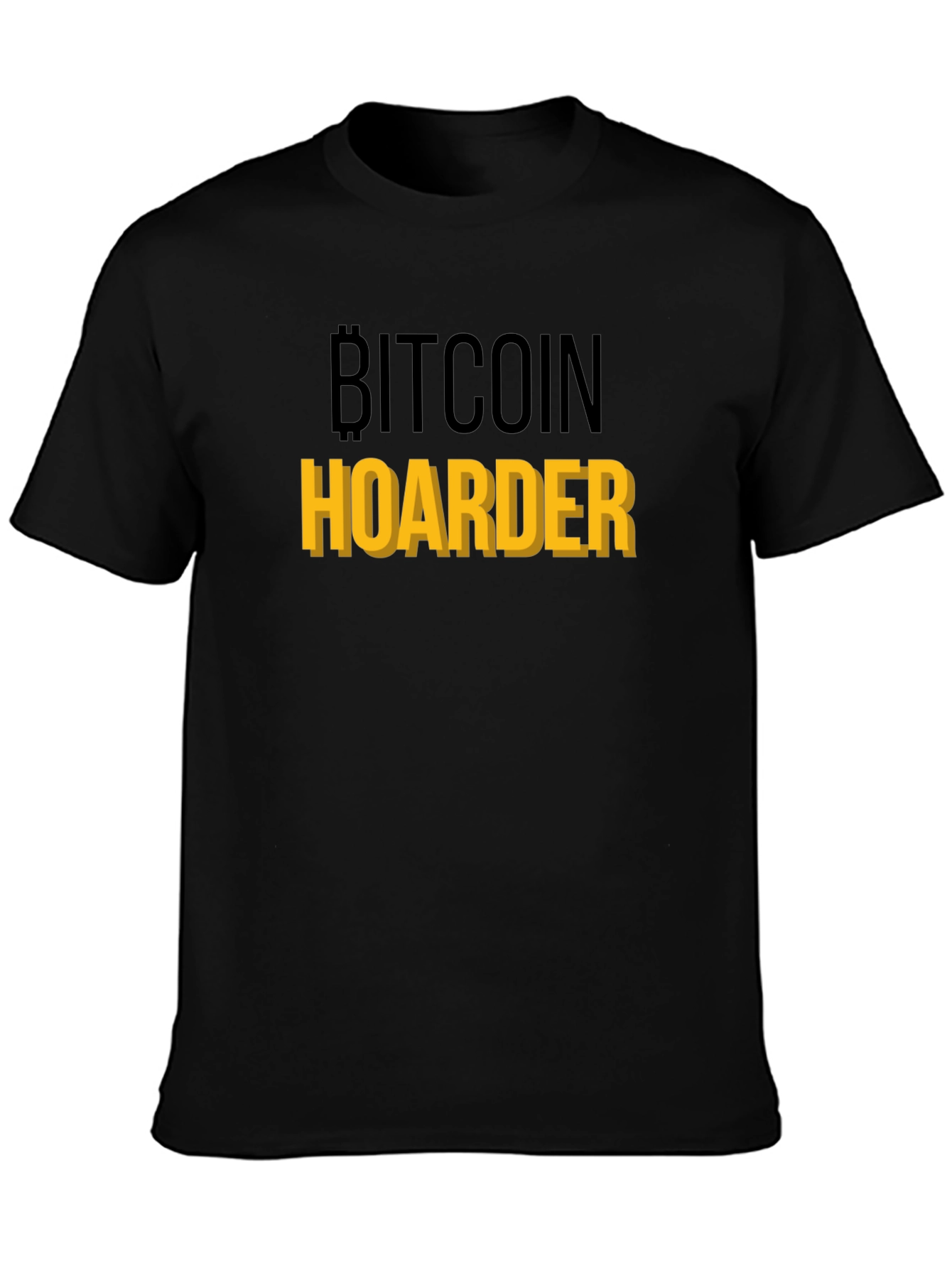 Bitcoin Hoarder Graphic Tee - Crypto Enthusiast Shirt