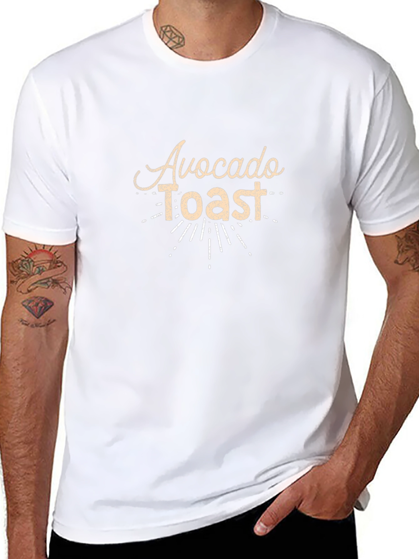 Avocado Toast Graphic Tee - Trendy Casual Wear