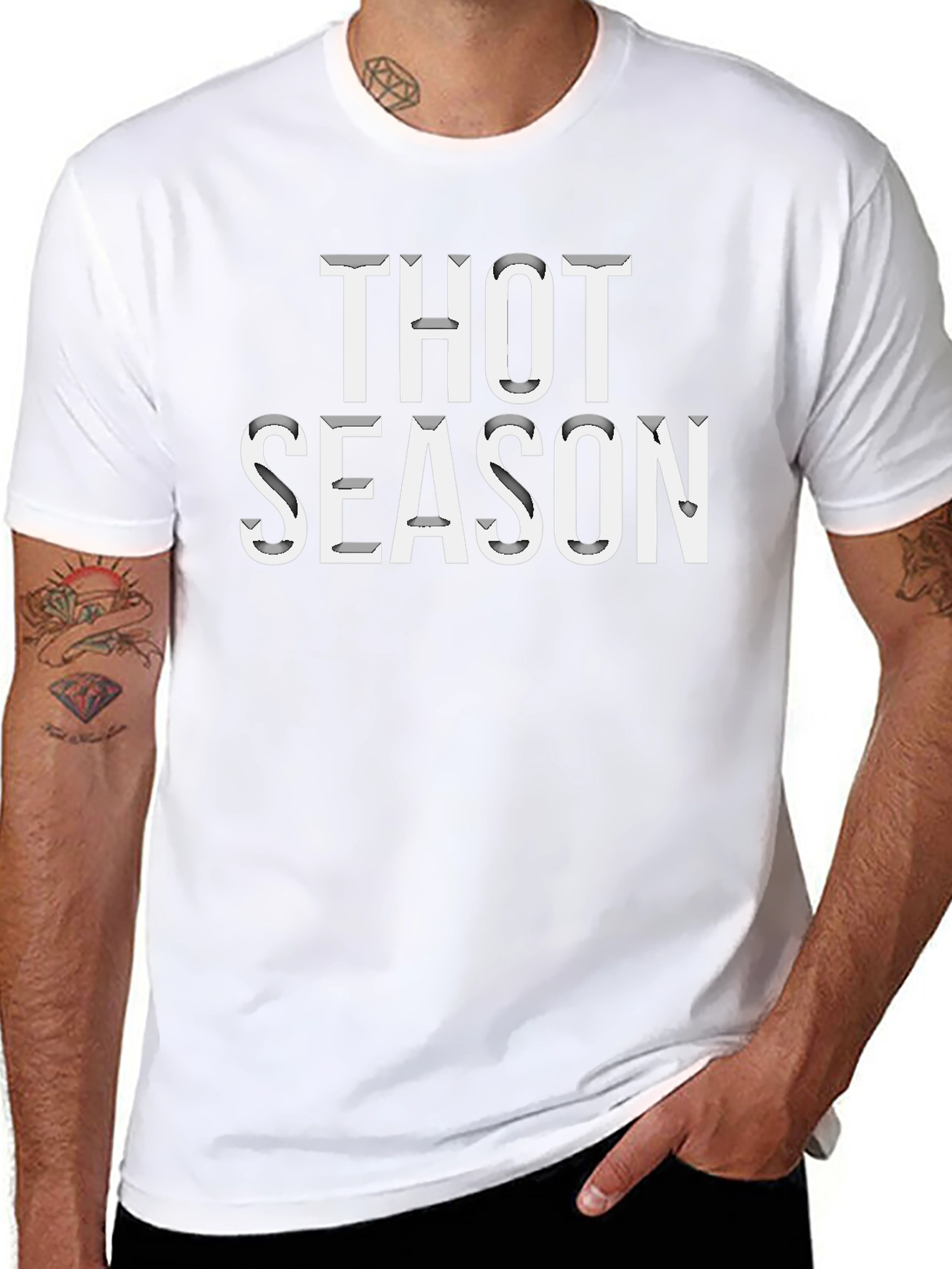 Thot Season Black Graphic T-Shirt
