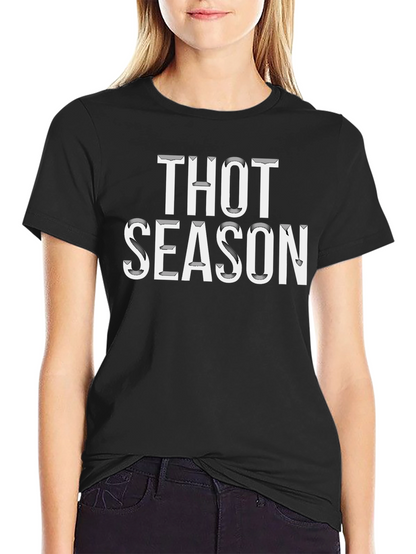 Thot Season Black Graphic T-Shirt