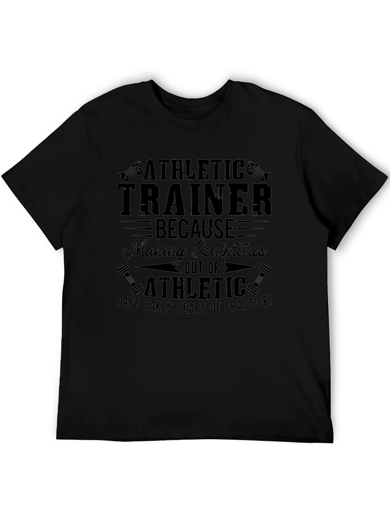 Athletic Trainer Tee - Sculptures Out of Athletic Tape!