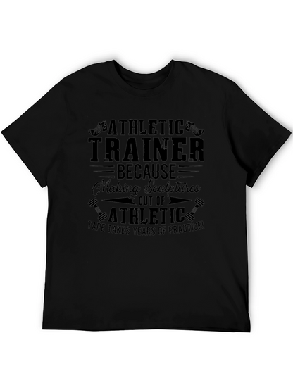 Athletic Trainer Tee - Sculptures Out of Athletic Tape!