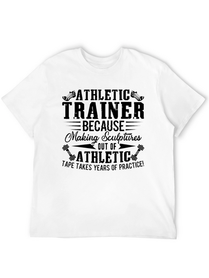 Athletic Trainer Tee - Sculptures Out of Athletic Tape!