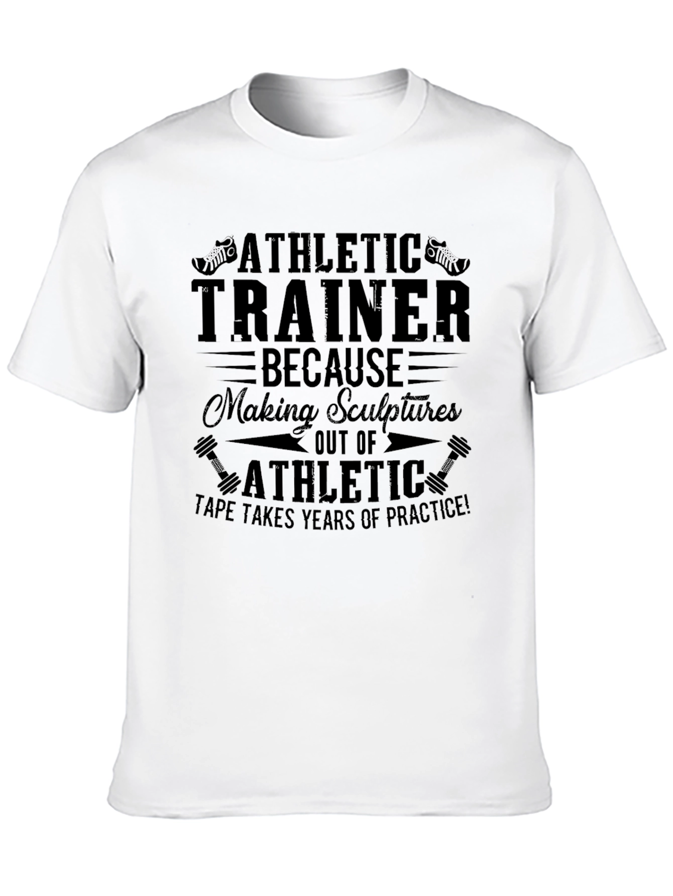 Athletic Trainer Tee - Sculptures Out of Athletic Tape!