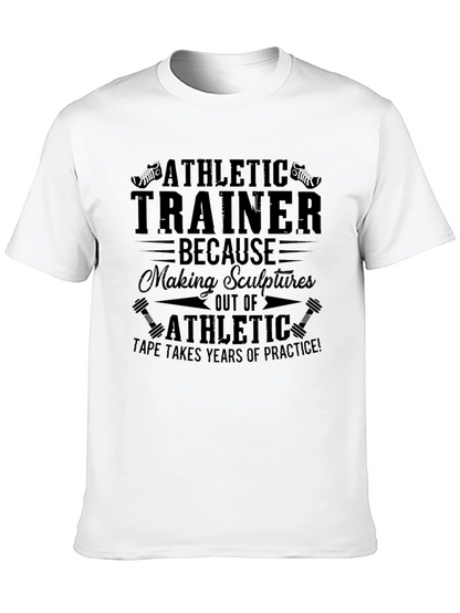 Athletic Trainer Tee - Sculptures Out of Athletic Tape!