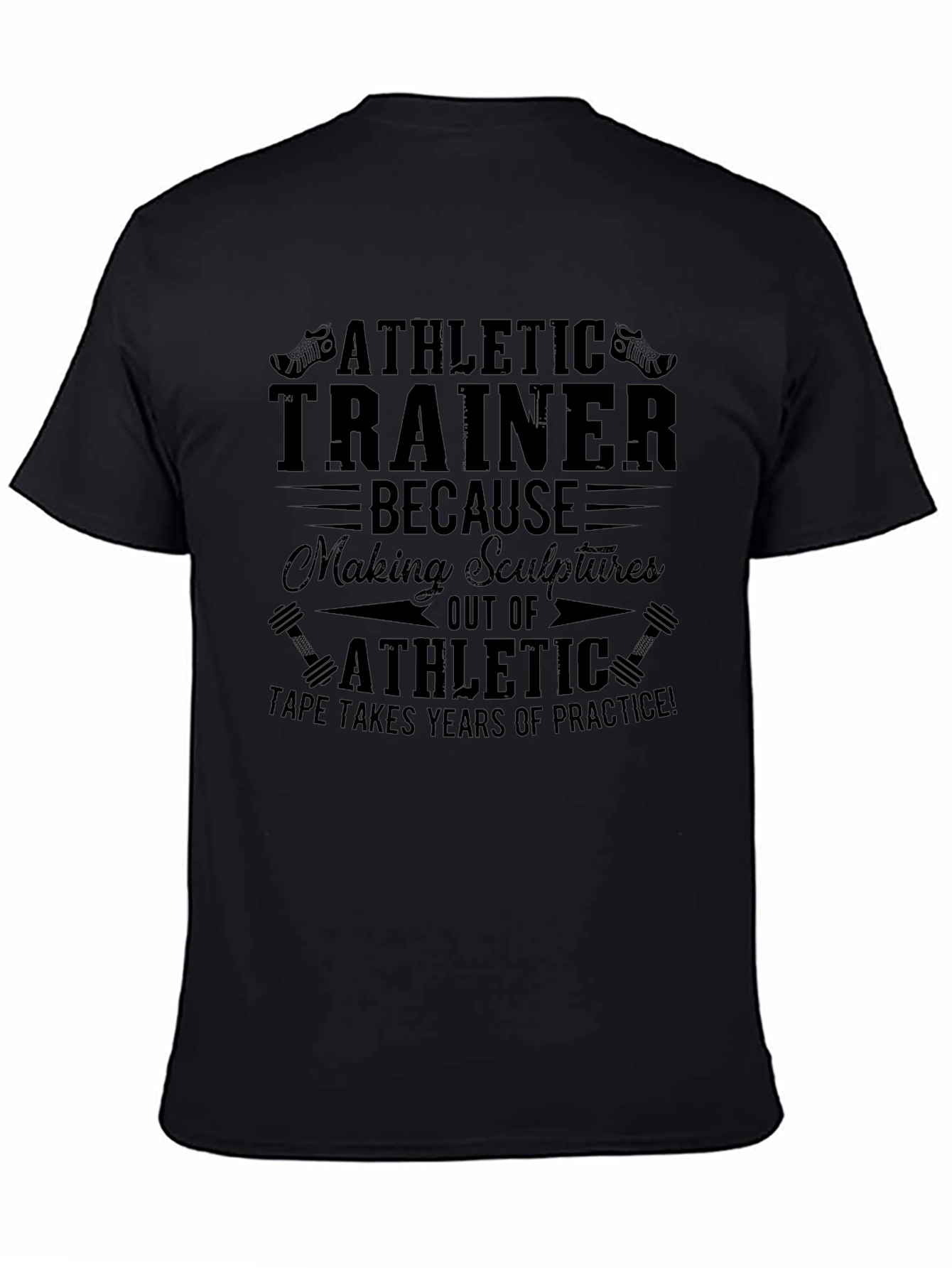 Athletic Trainer Tee - Sculptures Out of Athletic Tape!