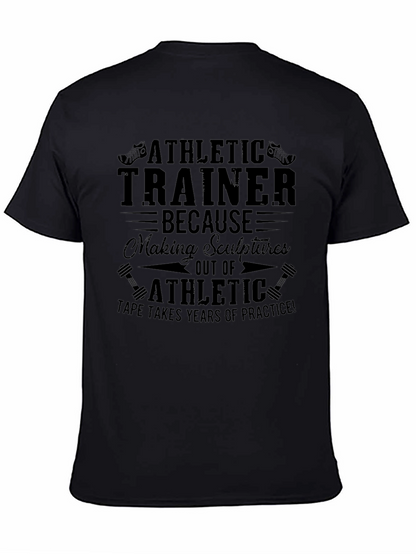 Athletic Trainer Tee - Sculptures Out of Athletic Tape!