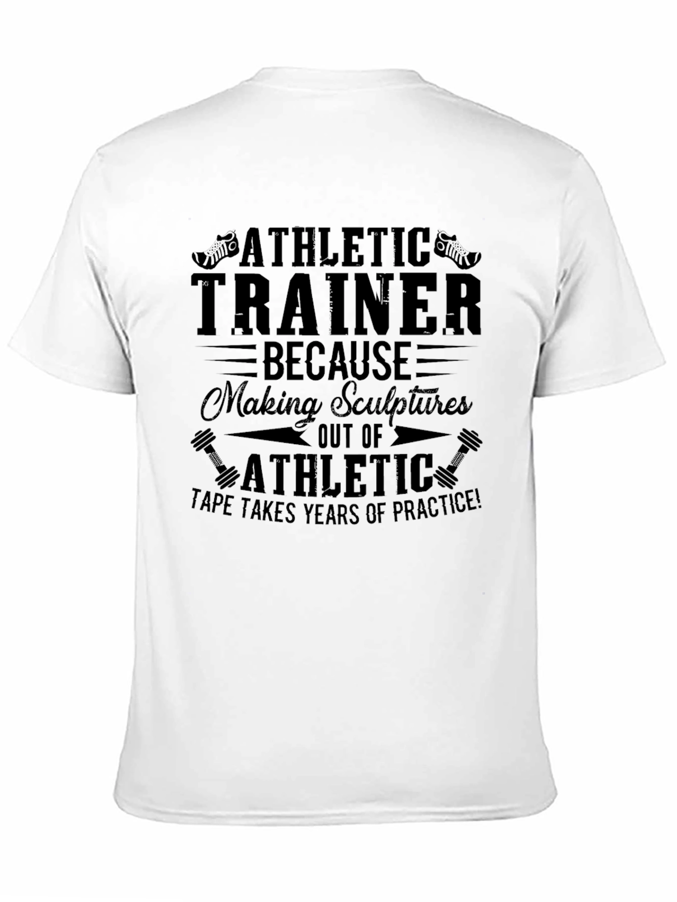 Athletic Trainer Tee - Sculptures Out of Athletic Tape!